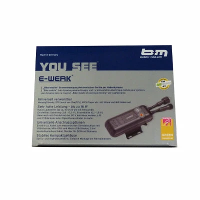 Busch-mueller Chargeur Universel Sur Dynamo Pour Téléphone Et GPS - E-Werk 4 Busch-mueller Chargeur Universel Sur Dynamo Pour Téléphone Et GPS - E-Werk – Image 4