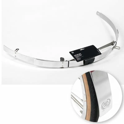 Garde Boues Argent 28 Pouces Vélo De Course Et Ville Classic BLB 1 Garde Boues Argent 28 Pouces Vélo De Course Et Ville Classic BLB