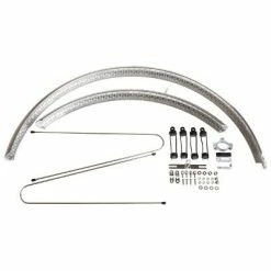 Garde Boues Martelés Argent Pour Pneus Vélo 28 Pouces BLB -Remorques vélo Soldes Boutique garde boues marteles argent pour pneus velo 28 pouces blb full 6