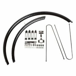 Garde Boues Martelés Noirs Pour Pneus Vélo 28 Pouces BLB -Remorques vélo Soldes Boutique garde boues marteles noirs pour pneus velo 28 pouces blb full 4
