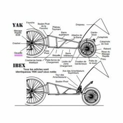 B.O.B Goupille Sécurité BOB Pour Remorque Vélo Yak/Ibex -Remorques vélo Soldes Boutique goupille securite bob pour remorque velo yak ibex full 4