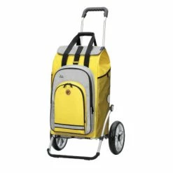 Andersen Panier à Provision Royal Avec Sac 60 Litres Isotherme Hydro -Remorques vélo Soldes Boutique panier a provision royal avec sac 60l isotherme hydro jaune full