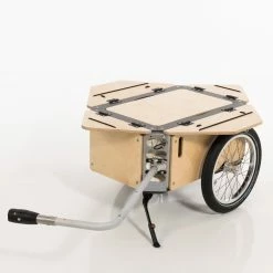 Remorque Vélo Bois Avec Coffre Modulable Flos 2425 Carette -Remorques vélo Soldes Boutique remorque velo carette flos 4