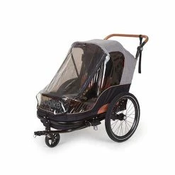 Remorque Vélo Enfants 2 Places 2 En 1 Avec Kit Piéton Bobike -Remorques vélo Soldes Boutique remorque velo enfants bobike 1