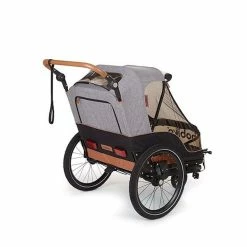 Remorque Vélo Enfants 2 Places 2 En 1 Avec Kit Piéton Bobike -Remorques vélo Soldes Boutique remorque velo enfants bobike 2