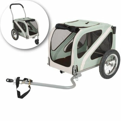 Blue Bird Remorque Vélo Pour Chien Avec Kit Piéton - Monz 1 Blue Bird Remorque Vélo Pour Chien Avec Kit Piéton - Monz