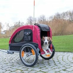 Remorque Vélo Pour Chien De Moins De 22 Kg - Trixie -Remorques vélo Soldes Boutique remorque velo pour chien de moins de 22 kg trixie full 4