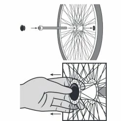 Roue 20 Pouces Pour Remorque Vélo Y-Frame Carry Freedom -Remorques vélo Soldes Boutique roue 20 pouces pour remorque velo y frame carry freedom 2