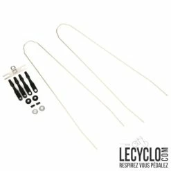 Set Garde-boue Aluminium 28 Pouces R'Light Stronglight - Argent -Remorques vélo Soldes Boutique set garde boue aluminium 28 pouces r light stronglight argent full 4