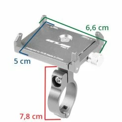 Support Smartphone Réglable Et Stable En Alu Pro 1 Gub Gris 8 Support Smartphone Réglable Et Stable En Alu Pro 1 Gub Gris -Remorques vélo Soldes Boutique support smartphone reglable et stable en alu pro 1 gub gris full 3