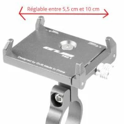 Support Smartphone Réglable Et Stable En Alu Pro 1 Gub Gris 9 Support Smartphone Réglable Et Stable En Alu Pro 1 Gub Gris -Remorques vélo Soldes Boutique support smartphone reglable et stable en alu pro 1 gub gris full 4